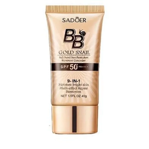 کرم ضدآفتاب رنگی سادور SPF 50 مدل حلزون محافظ UVA و ++++PA آبرسان مناسب انواع پوست حجم 40 میلی لیتر - تصویر 5