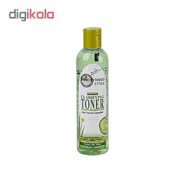 تونر پاک کننده صورت هالیوود استایل مدل Aloe vera & Cucumber حجم 250 میلی لیتر - تصویر 2