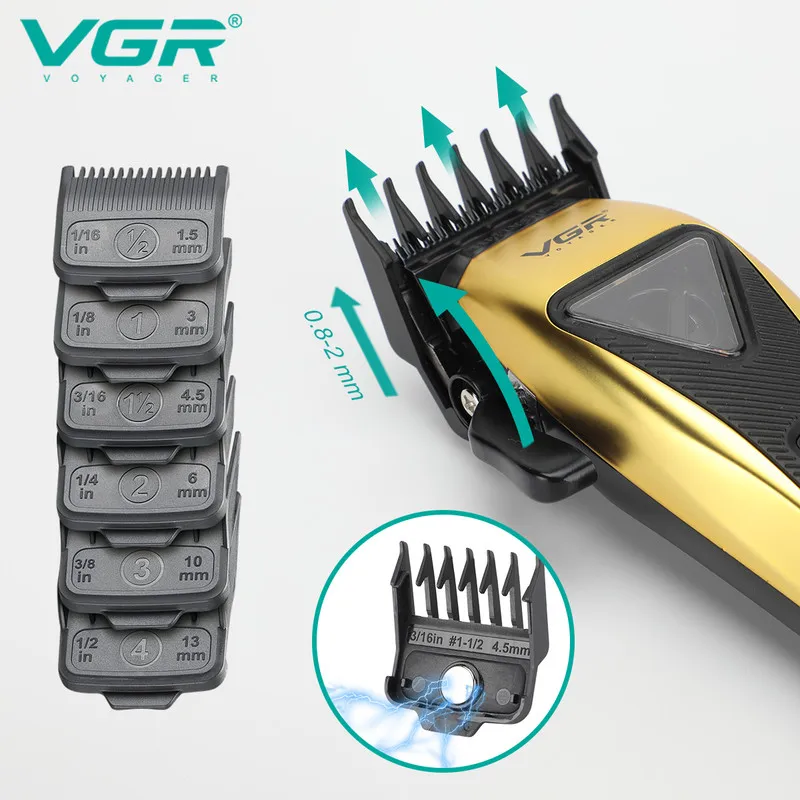ماشین اصلاح موی سر و صورت وی جی ار مدل V-015 - تصویر 3