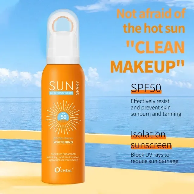 اسپری ضدآفتاب بدون رنگ اوچیل SPF 50 مدل سبک محافظت UVA ، UVB و +++PA حاوی آبرسان مناسب انواع پوست با حجم 150 میلی لیتر - تصویر 2