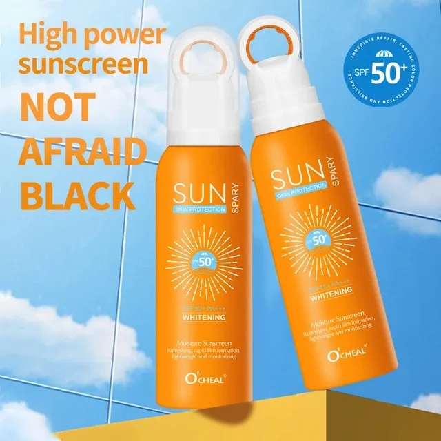 اسپری ضدآفتاب بدون رنگ اوچیل SPF 50 مدل سبک محافظت UVA ، UVB و +++PA حاوی آبرسان مناسب انواع پوست با حجم 150 میلی لیتر - تصویر 3