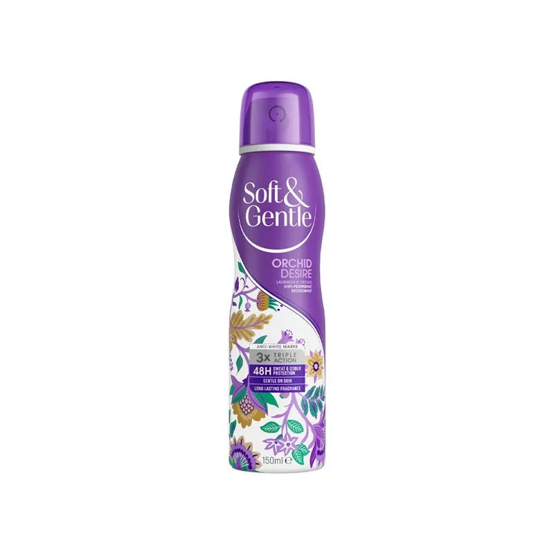 اسپری دئودرانت زنانه سافت اند جنتل مدل ORCHID DESIRE حجم ۱۵۰ میلیلیتر - تصویر 2