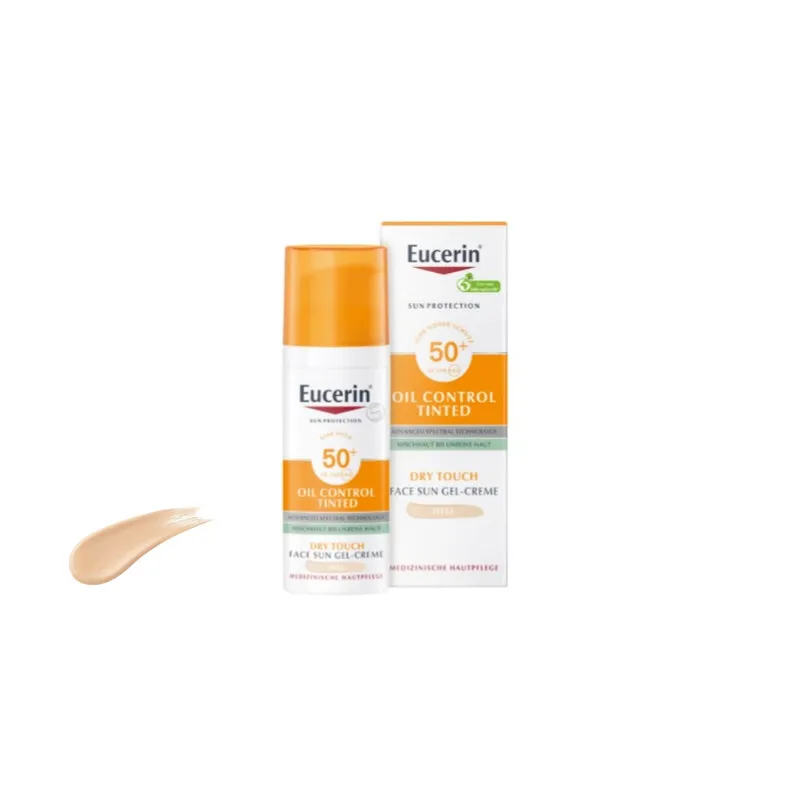 کرم ضد آفتاب رنگی صورت اوسرین spf50 مدل oil control محافظ UVA،UVB مناسب برای پوست چرب حجم 50 میلی لیتر - تصویر 3