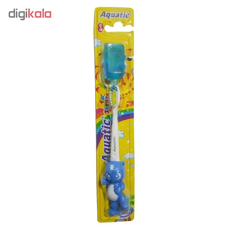 مسواک کودک آکواتیک مدل Tiger با برس نرم - تصویر 3