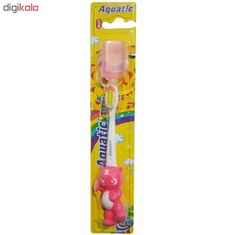 مسواک کودک آکواتیک مدل Tiger با برس نرم - تصویر 5