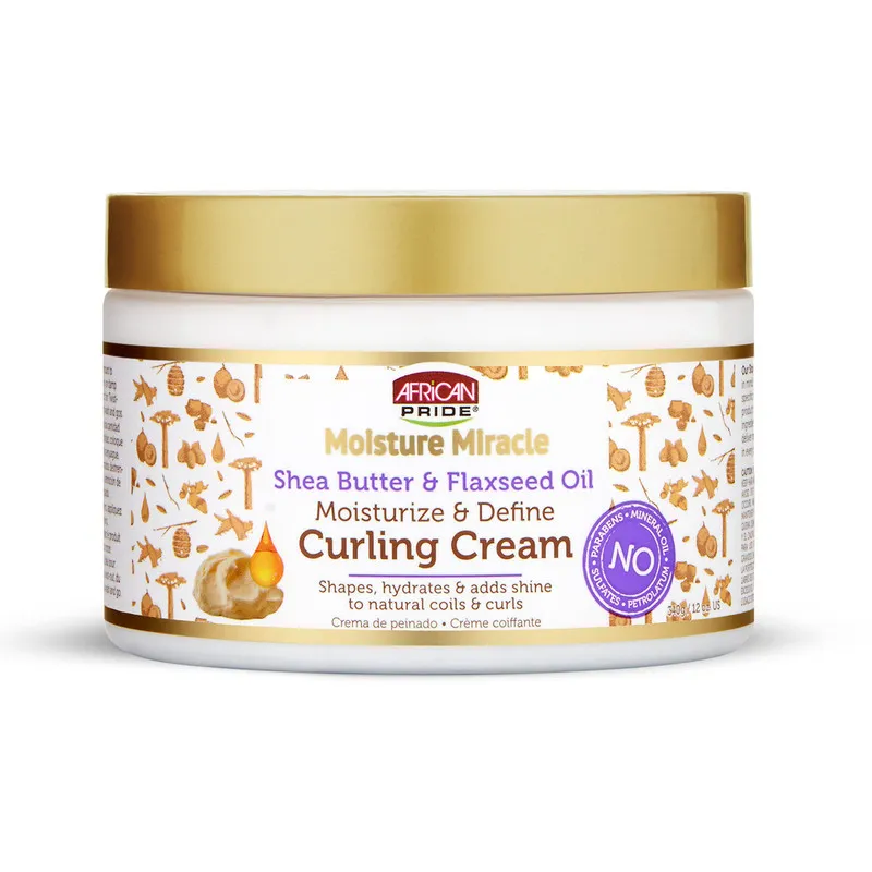 ماسک مو آفریکن پراید مدل Flaxseed Oil & Shea Butter حجم 340 میلی لیتر - تصویر 2