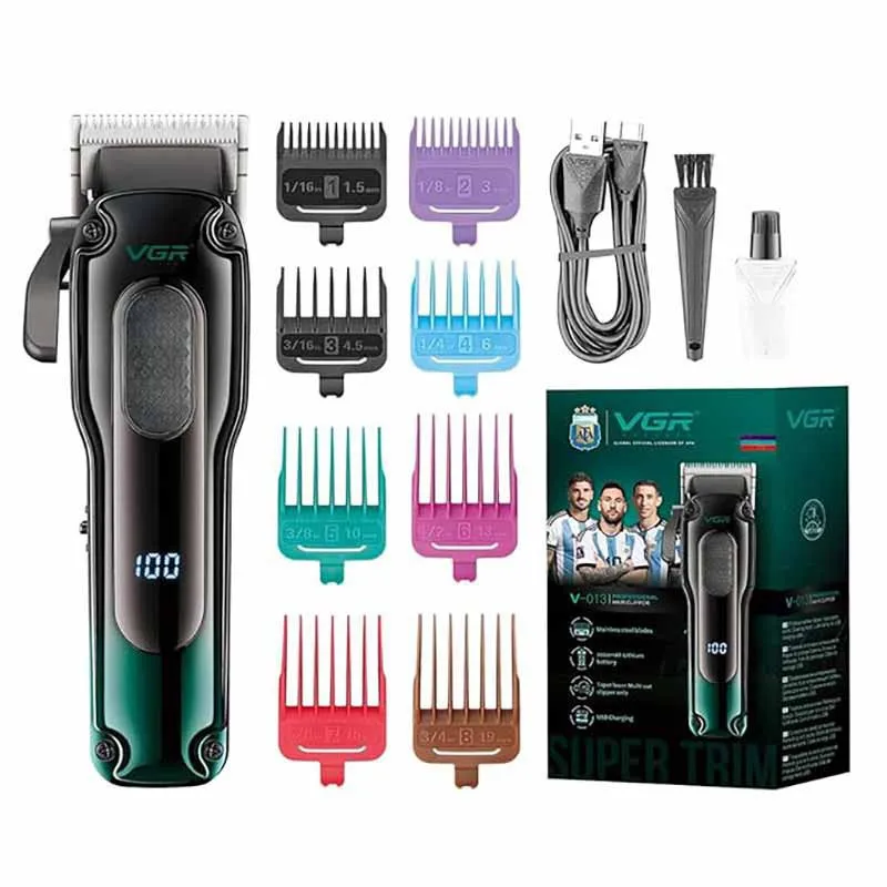 ماشین اصلاح موی سر و صورت شارژی وی جی ار مدل 013 - تصویر 3
