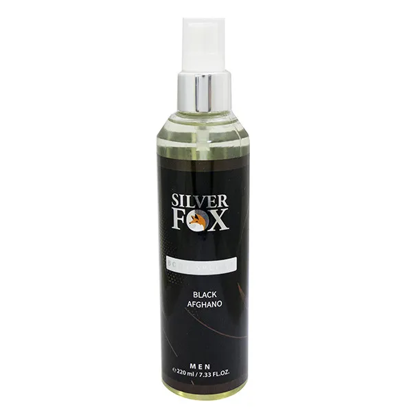 بادی اسپلش مردانه سیلور فاکس مدل Black Afgano حجم 220 میلی لیتر - تصویر 2
