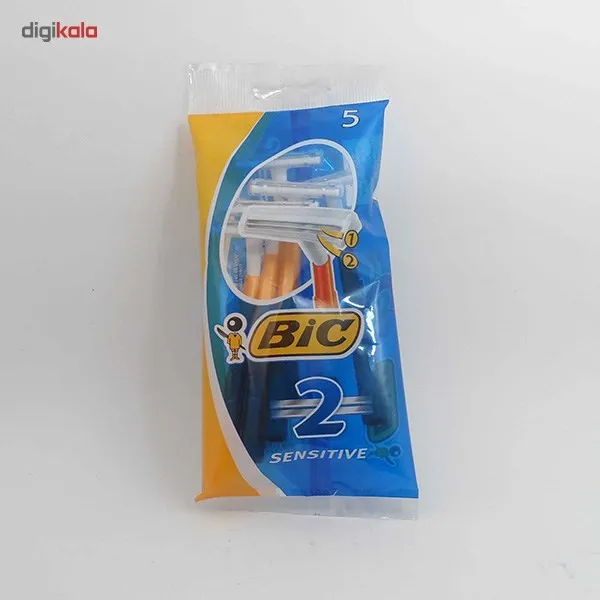 خود تراش بیک مدل 2 Sensitive بسته 5 عددی - تصویر 5