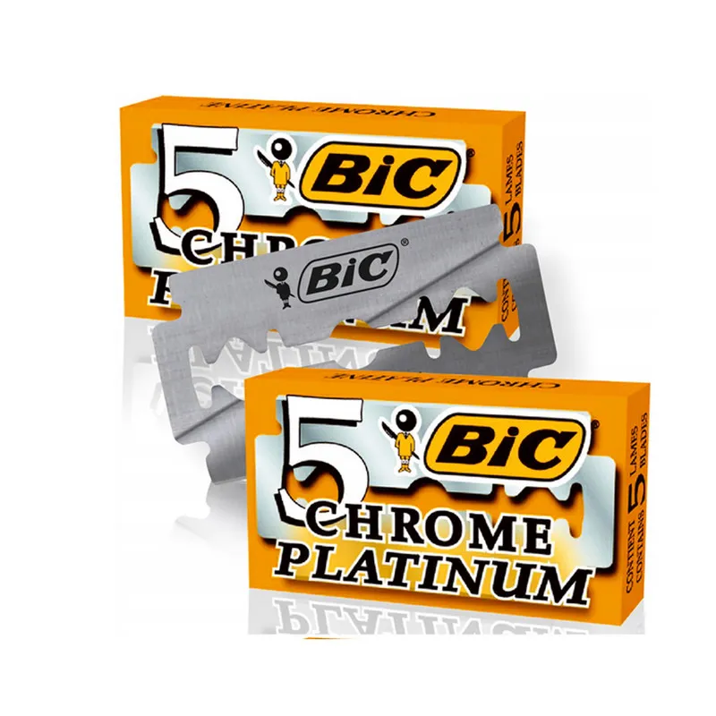 تیغ یدک بیک مدل Platinum Chromium Double Edge - تصویر 3