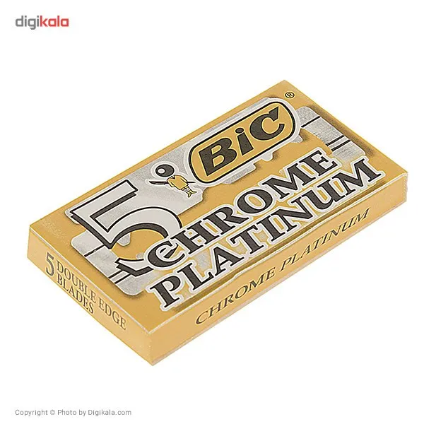 تیغ یدک بیک مدل Platinum Chromium Double Edge - تصویر 4