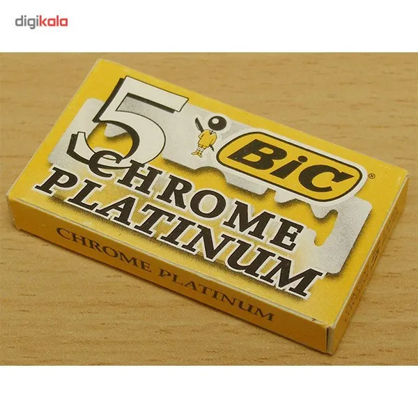 تیغ یدک بیک مدل Platinum Chromium Double Edge - تصویر 6