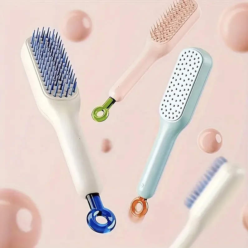 برس مو کولا مدل Self-cleaning majic - تصویر 4