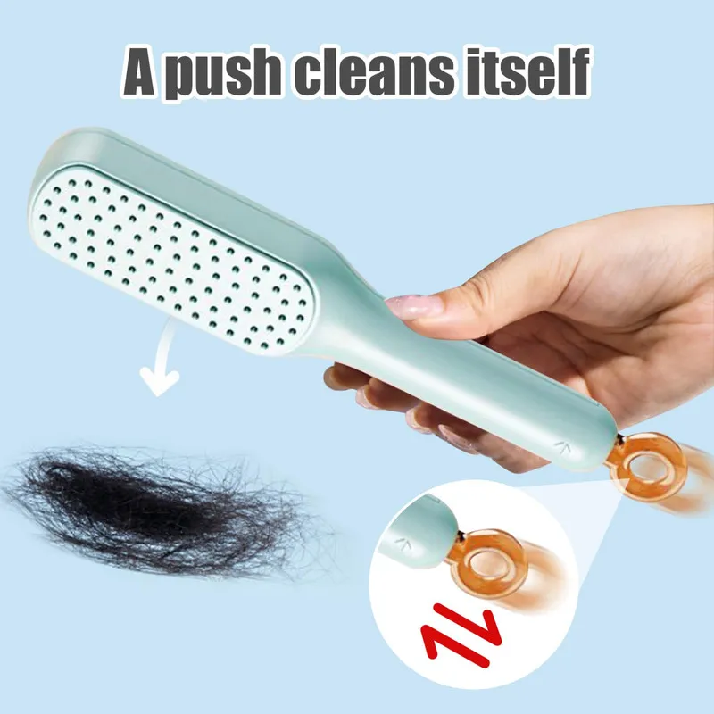 برس مو کولا مدل Self-cleaning majic - تصویر 6
