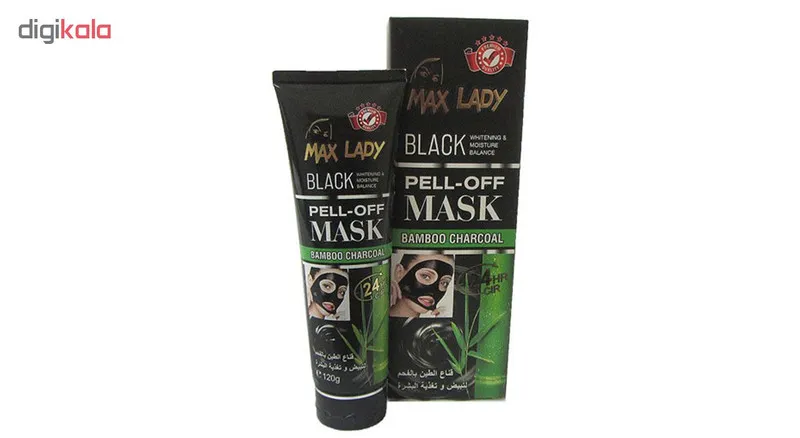 ماسک صورت مکس لیدی مدل Black Mask وزن 120 گرم - تصویر 2