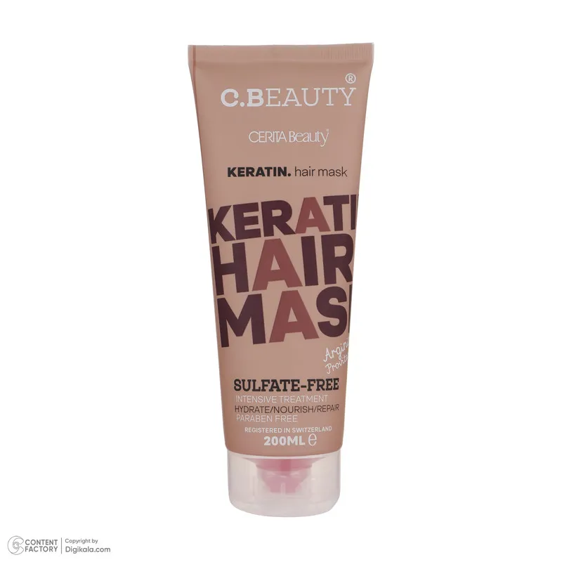 ماسک مو سریتا مدل Keratin حجم 200 میلی لیتر - تصویر 3