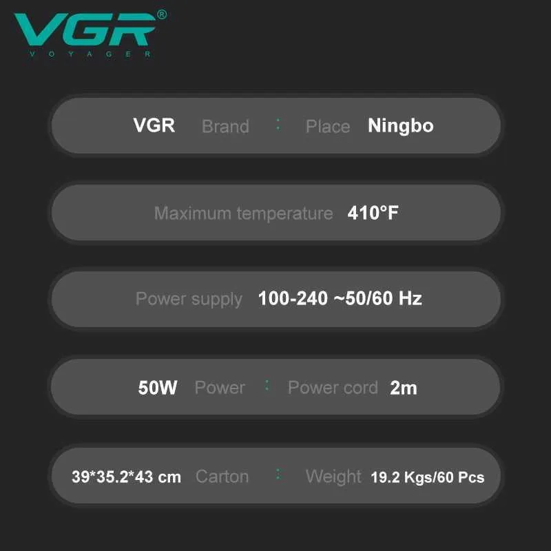 برس حرارتی وی جی ار مدل V-560 - تصویر 5
