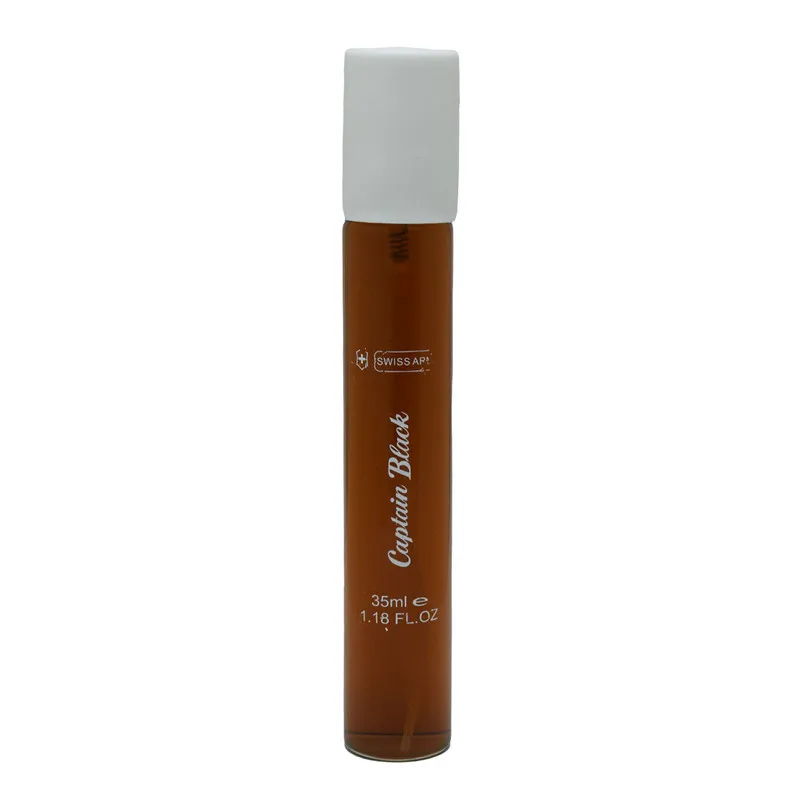 عطر جیبی مردانه سوئیس آرمی مدل کاپیتان بلک حجم 35 میلی لیتر - تصویر 2