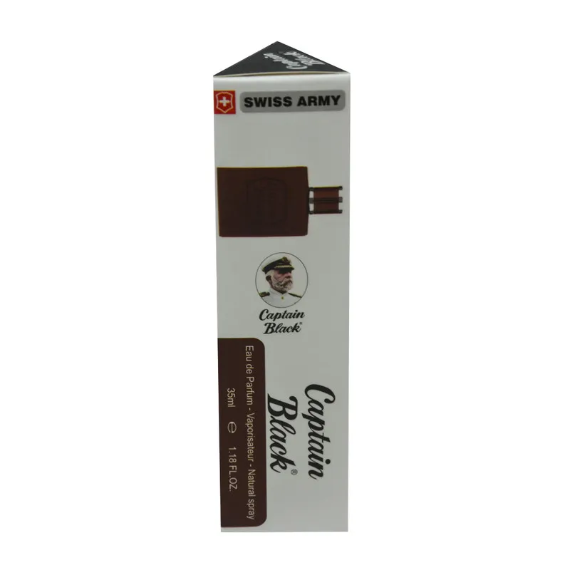 عطر جیبی مردانه سوئیس آرمی مدل کاپیتان بلک حجم 35 میلی لیتر - تصویر 3