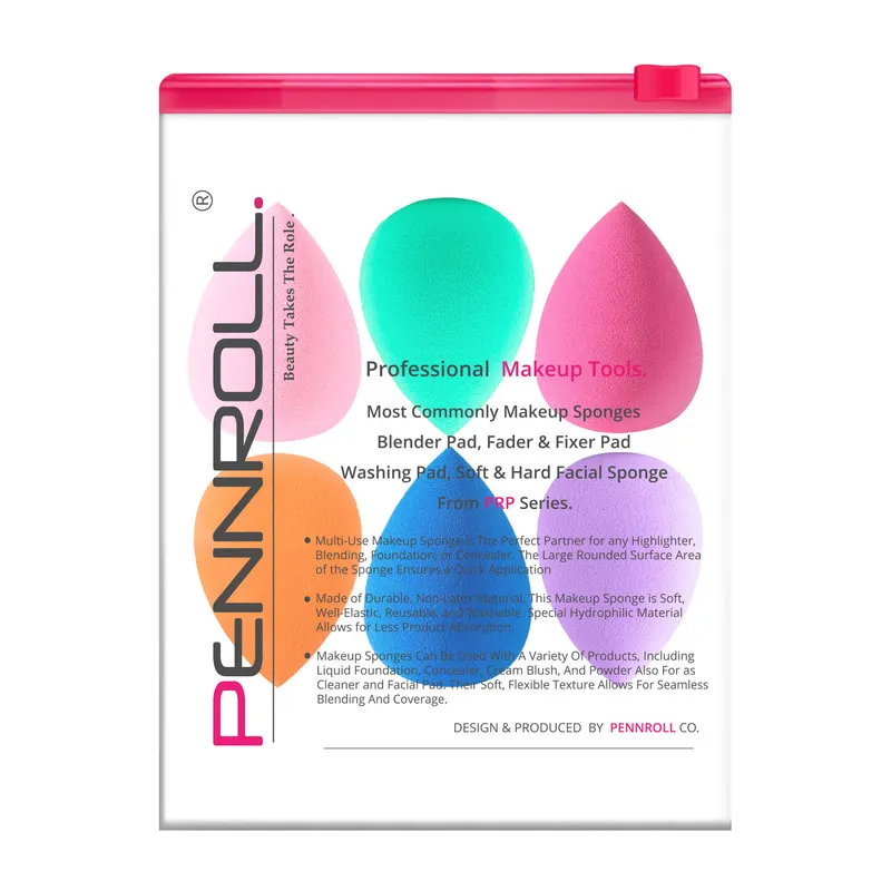 پد آرایشی پنرول مدل PRP Candy Puff Bag X6 بسته 6 عددی - تصویر 3