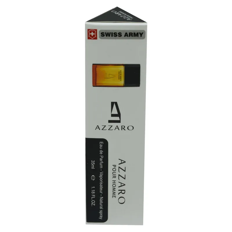 عطر جیبی مردانه سوئیس آرمی مدل آزارو حجم 35 میلی لیتر - تصویر 3
