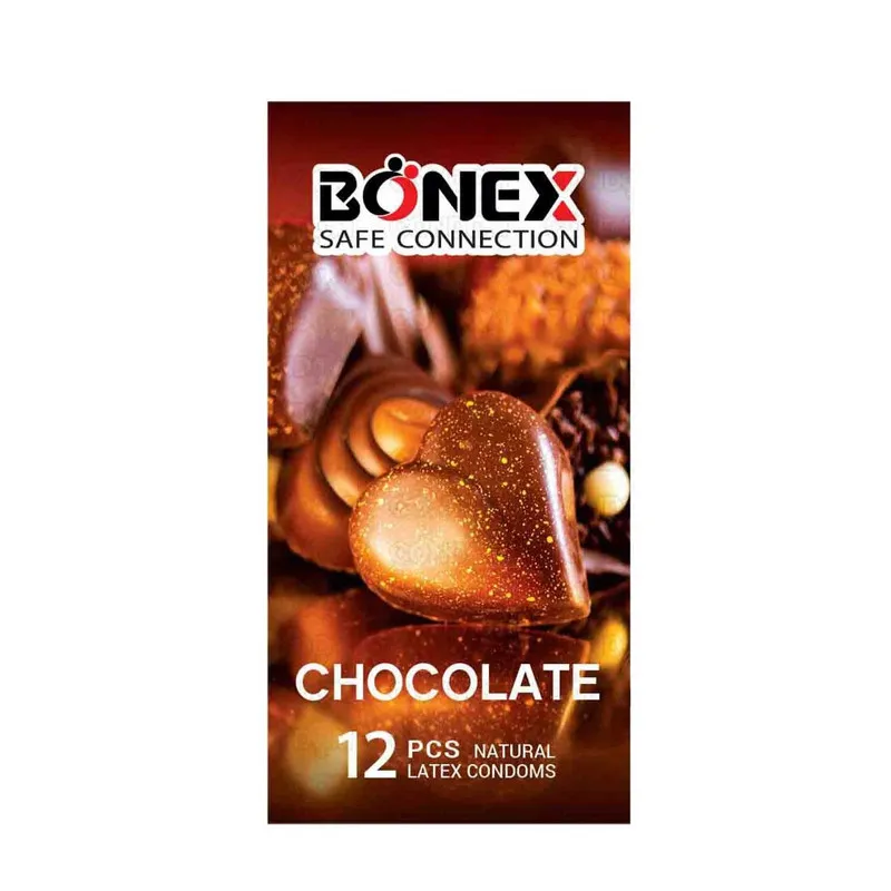 کاندوم بونکس مدل chocolate بسته 12 عددی - تصویر 2