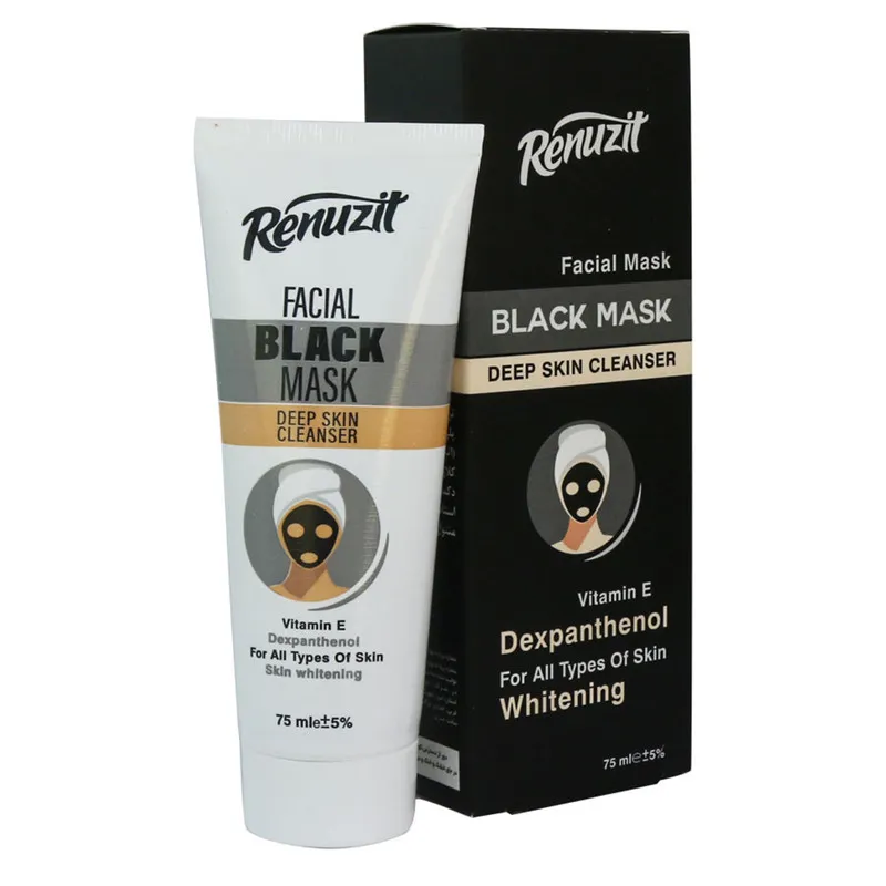 ماسک صورت رینوزیت مدل زغال حجم 75 میلی لیتر مجموعه 6 عددی - تصویر 2