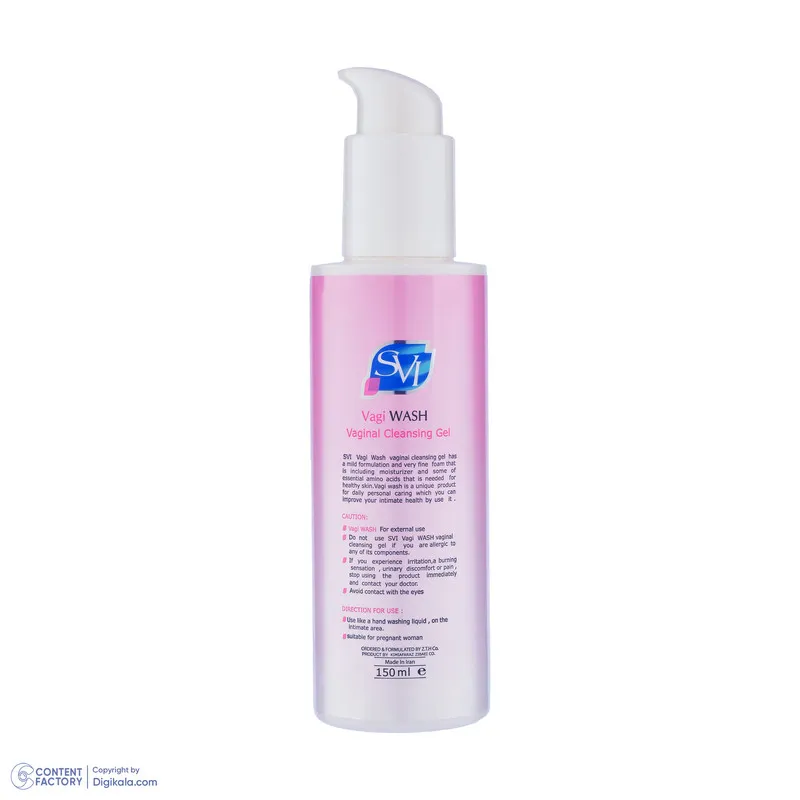 ژل بهداشتی زنانه اس وی آی مدل VAGI WASH مناسب برای انواع پوست حجم 150 میلیلیتر - تصویر 3