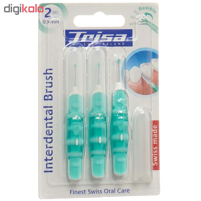 مسواک بین دندانی تریزا مدل Finest سایز 2 بسته 3 عددی - تصویر 2