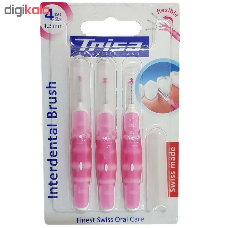 مسواک بین دندانی تریزا مدل Finest سایز 4 بسته 3 عددی - تصویر 3