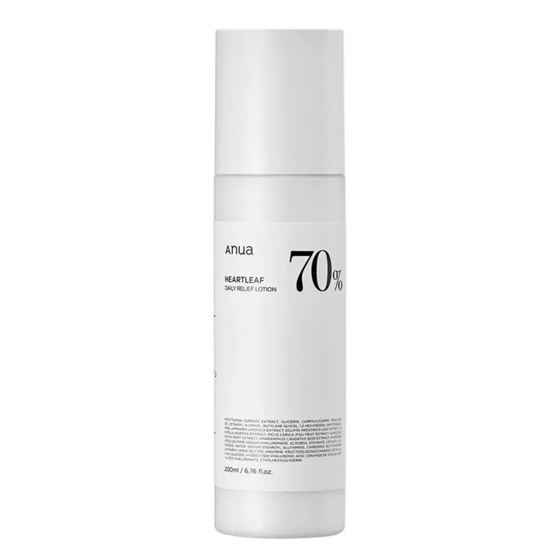 کرم مرطوب کننده دست و صورت آنوا مدل Heartleaf70 مناسب برای انواع پوست حجم 200 میلی لیتر