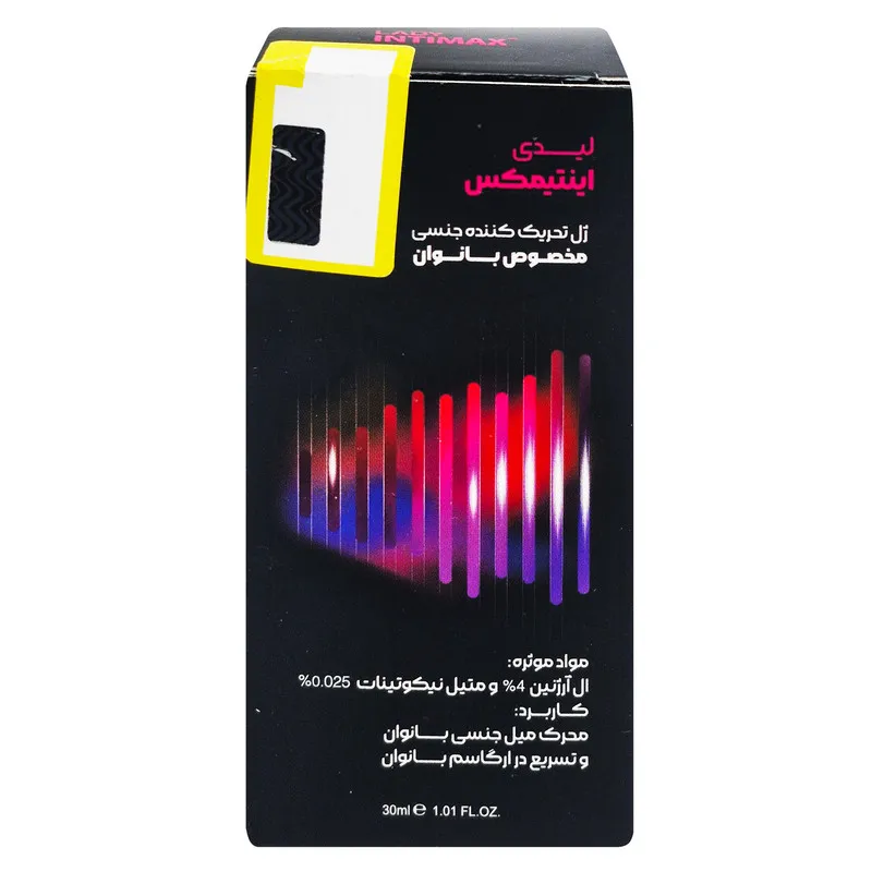 ژل لوبریکانت اینتی مکس مدل lady حجم 30 میلی لیتر - تصویر 3