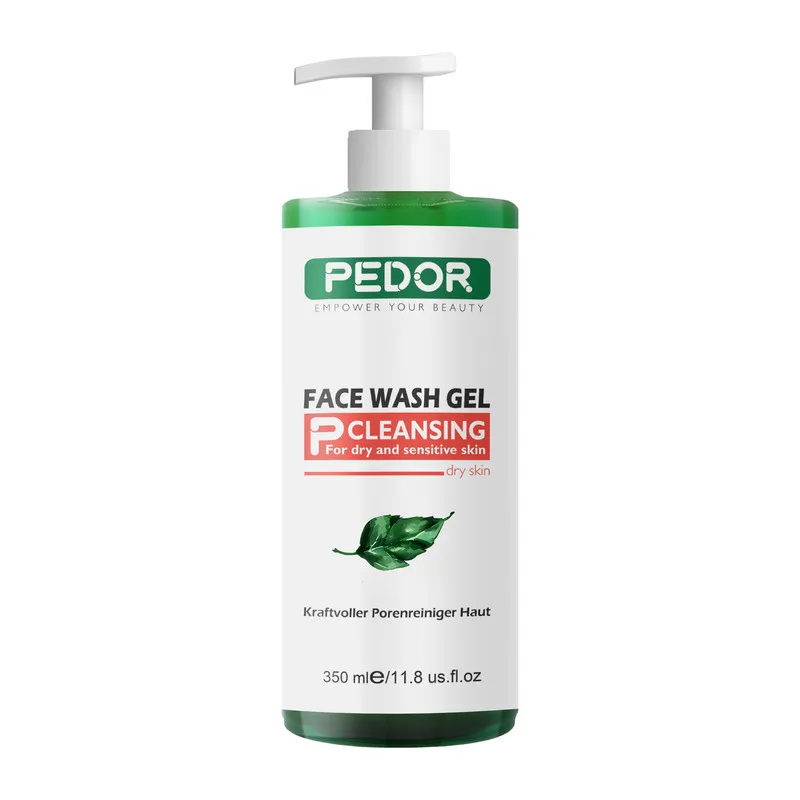 ژل شستشو صورت پدور مدل CBD01 مناسب پوست خشک و حساس حجم 350 میلی لیتر