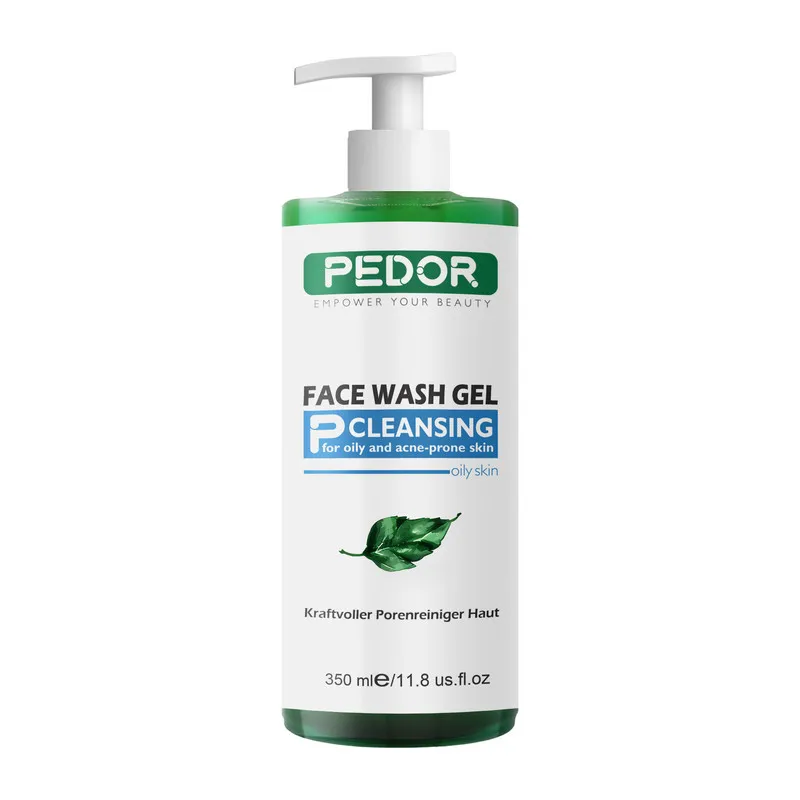 ژل شستشوی صورت پدور مدل CBD03 مناسب پوست چرب حجم 350 میلی لیتر