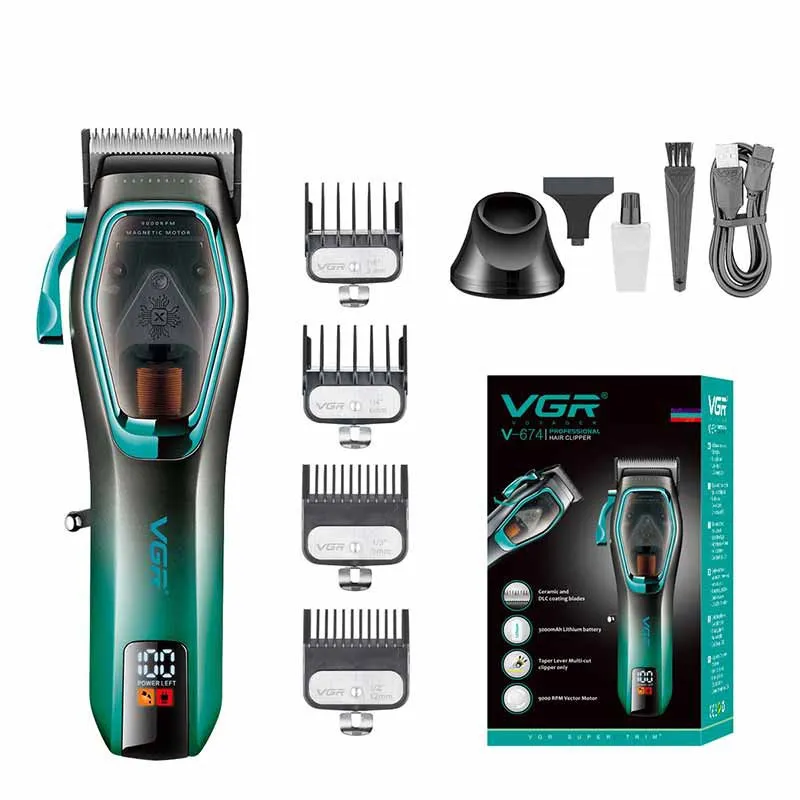 ماشین اصلاح موی سر وی جی ار مدل V-674 - تصویر 2