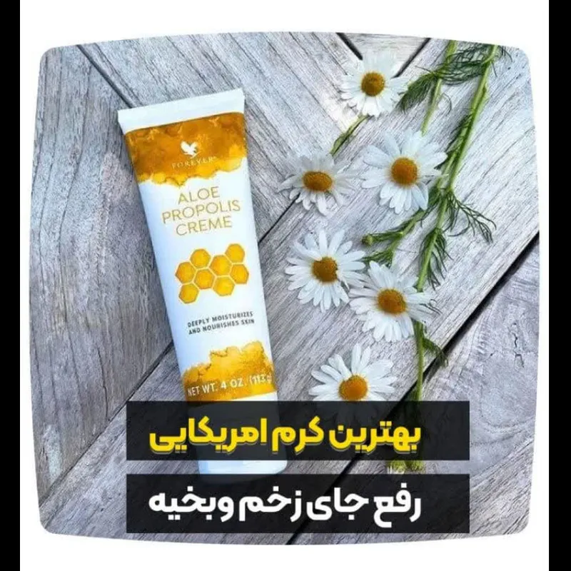 کرم مرطوب کننده فوراور لیوینگ پروداکتس مدل آلوئه پروپولیس مناسب انواع پوست حجم 113 میلی لیتر - تصویر 3