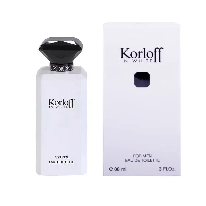 ادو تویلت مردانه کارلوف مدل IN WHITE با رایحه خنک حجم 88 میلی لیتر