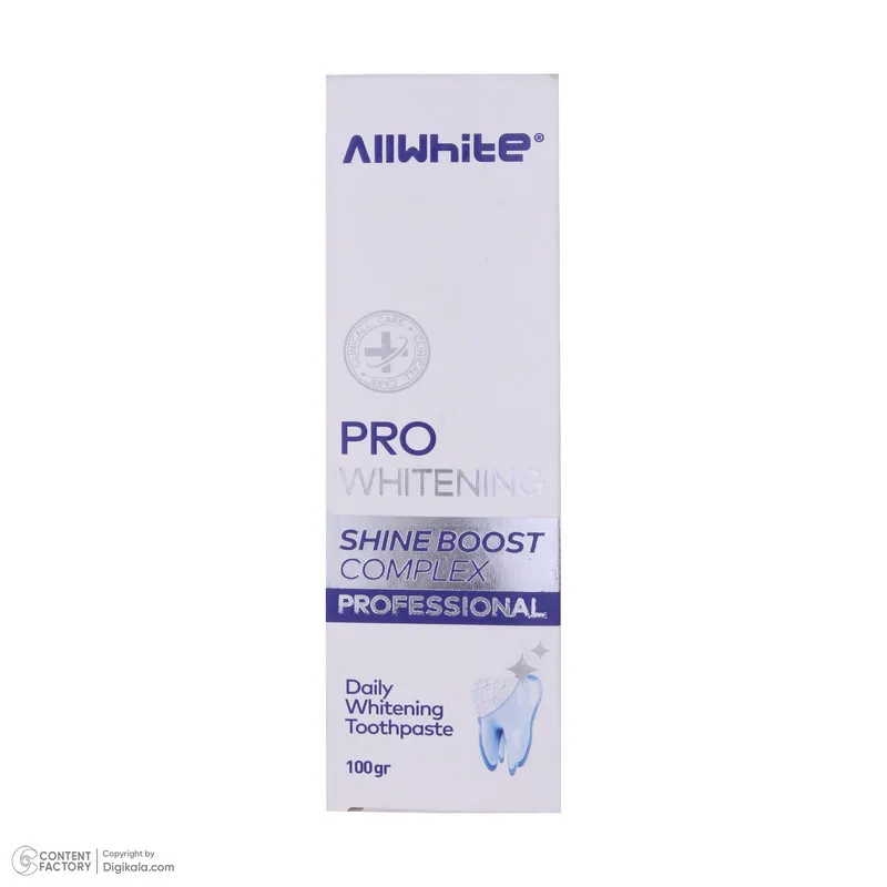 خمیر دندان سفیدکننده آل‌وایت مدل Pro Whitening وزن 100 گرم - تصویر 3