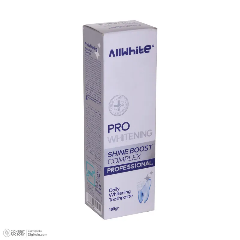 خمیر دندان سفیدکننده آل‌وایت مدل Pro Whitening وزن 100 گرم - تصویر 4