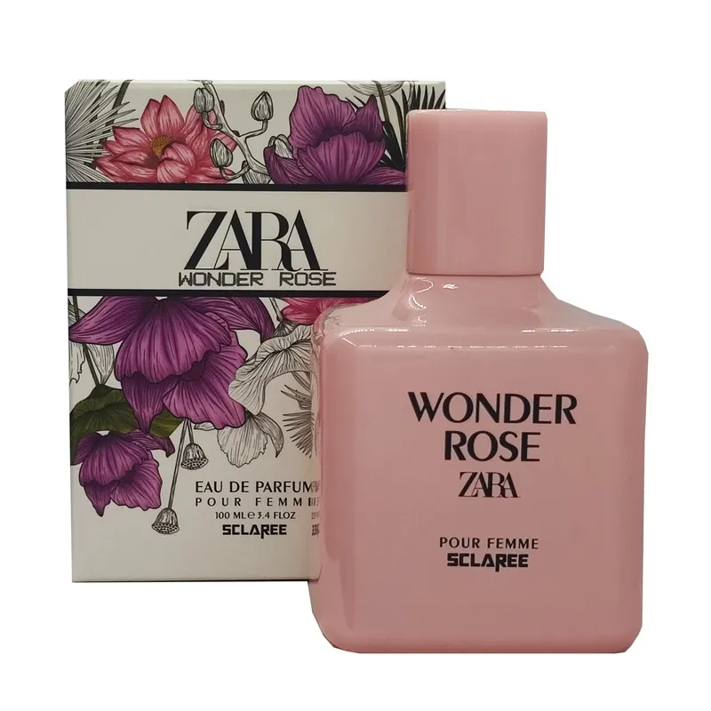 ادوپرفیوم زنانه اسکلاره مدل Wonder Rose zara با رایحه شیرین حجم 100 میلیلیتر - تصویر 2