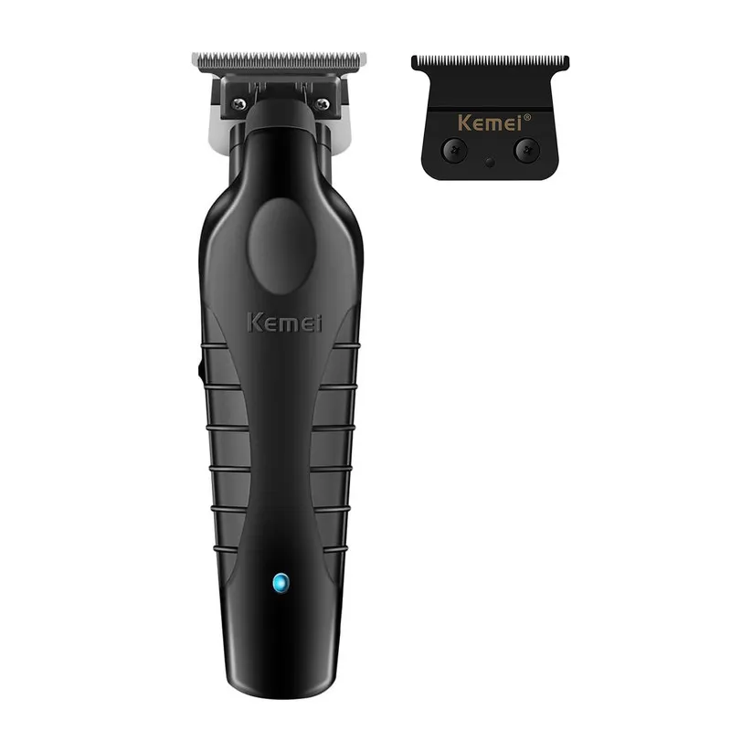 ماشین اصلاح مو سر و صورت کیمی مدل km-2299 شارژی با تیغه استیل پیشرفته، قابلیت صفر زن و خط زن، شارژ سریع 180 دقیقه و طراحی ارگونومیک به همراه تیغه یدک و محافظ تیغه - تصویر 2
