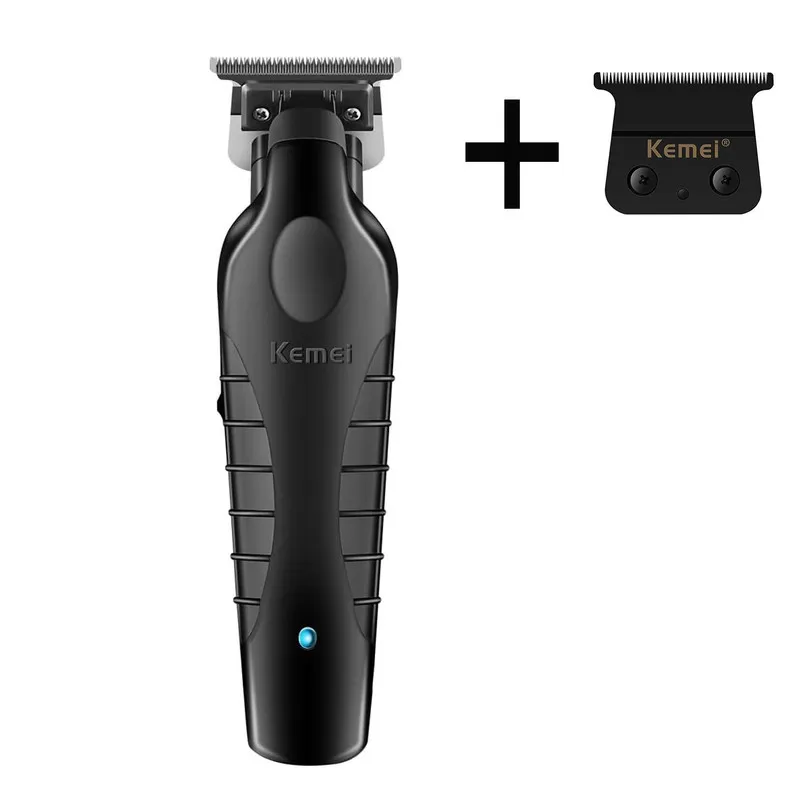ماشین اصلاح مو سر و صورت کیمی مدل km-2299 شارژی با تیغه استیل پیشرفته، قابلیت صفر زن و خط زن، شارژ سریع 180 دقیقه و طراحی ارگونومیک به همراه تیغه یدک و محافظ تیغه - تصویر 3
