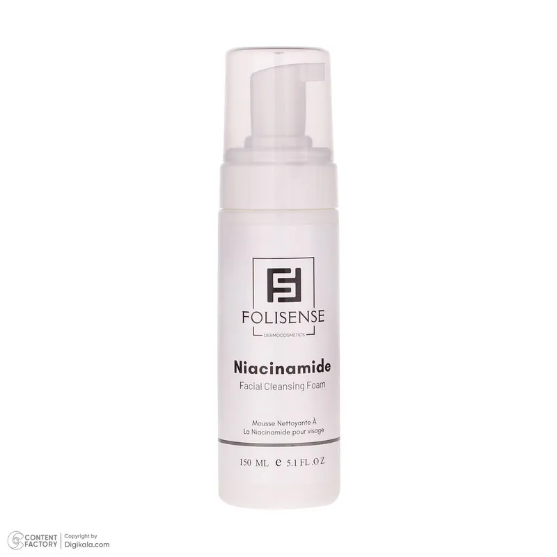 فوم شستشو صورت فولیسنس مدل Niacinamide مناسب پوست‌های چرب و آکنه‌ای حجم 150 میلی‌لیتر - تصویر 2