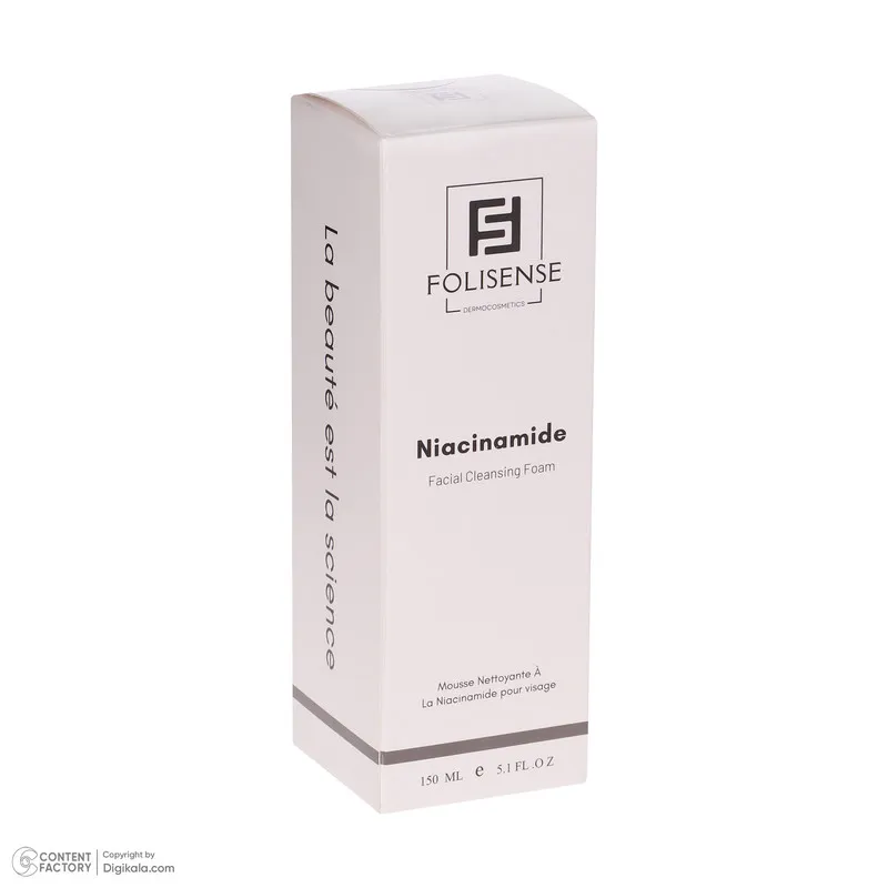 فوم شستشو صورت فولیسنس مدل Niacinamide مناسب پوست‌های چرب و آکنه‌ای حجم 150 میلی‌لیتر - تصویر 4