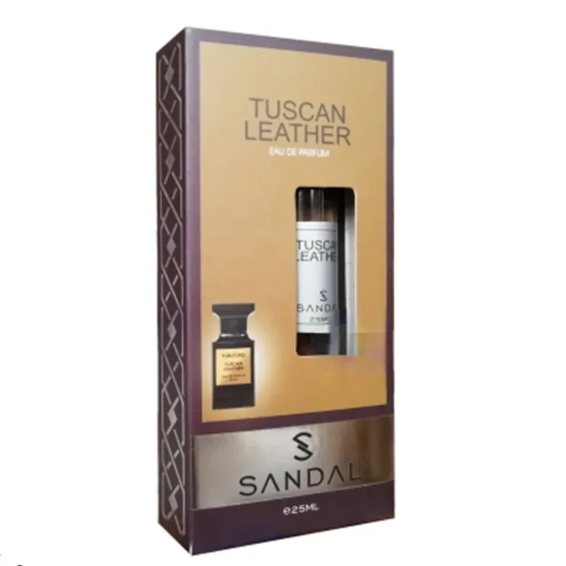 عطر جیبی مردانه صندل مدل Tuscan leather حجم 25 میلی لیتر - تصویر 2