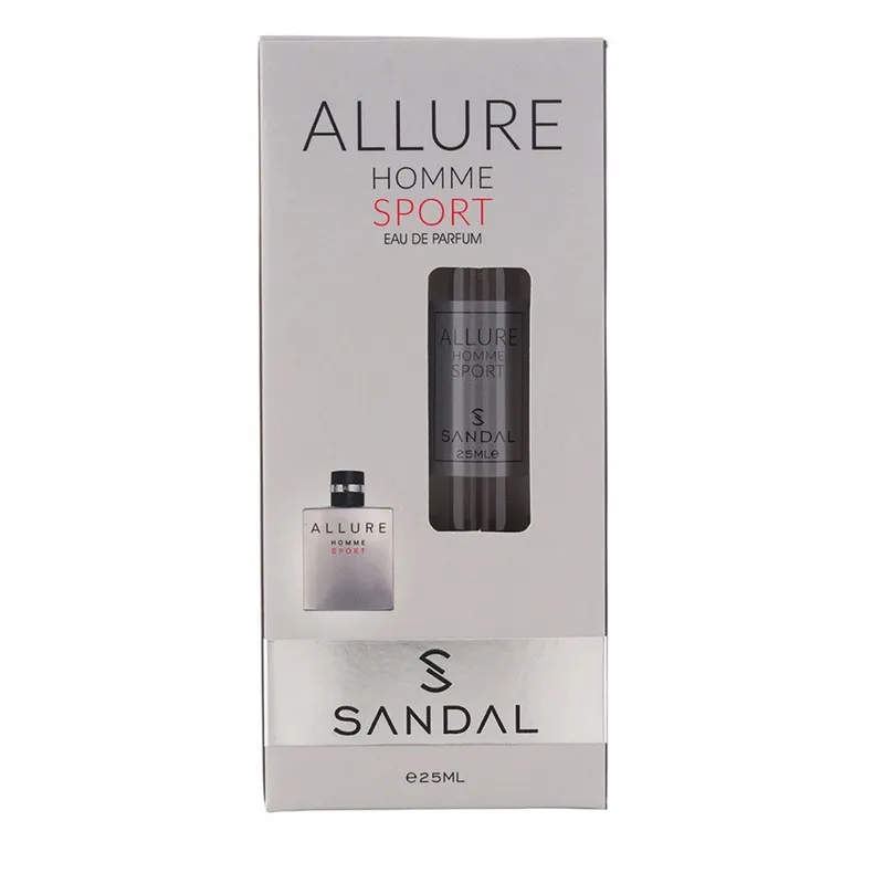 عطر جیبی مردانه صندل مدل allure sport حجم 25 میلی لیتر - تصویر 2
