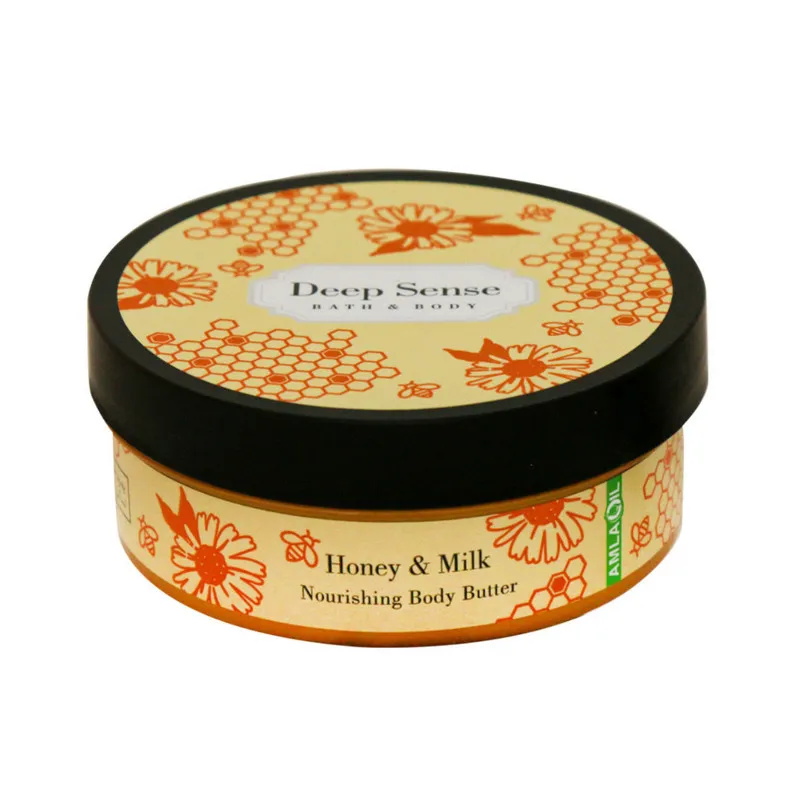 کره بدن دیپ سنس مدل Honey حجم 200 میلیلیتر مغذی و آبرسان قوی با کره شی، روغن نارگیل و آملا، ضد خشکی و نرمکننده پوست با جذب سریع و حفظ رطوبت طولانیمدت مناسب بانوان - تصویر 2