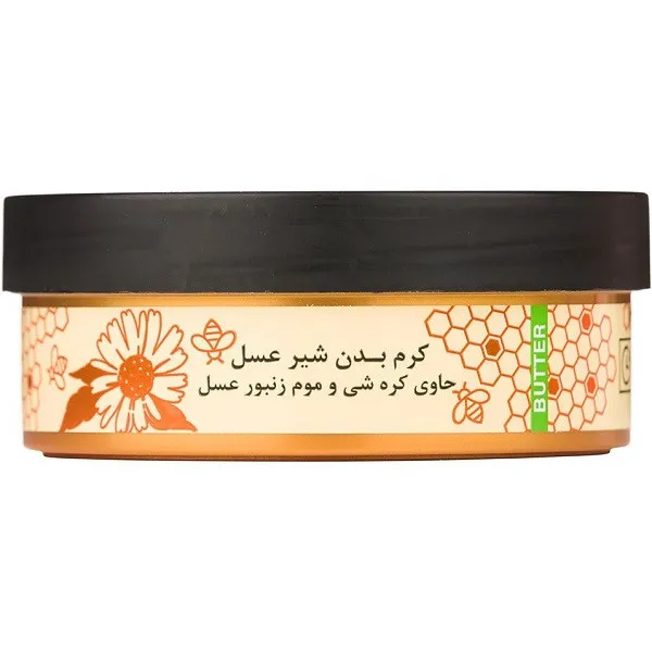 کره بدن دیپ سنس مدل Honey حجم 200 میلیلیتر مغذی و آبرسان قوی با کره شی، روغن نارگیل و آملا، ضد خشکی و نرمکننده پوست با جذب سریع و حفظ رطوبت طولانیمدت مناسب بانوان - تصویر 3