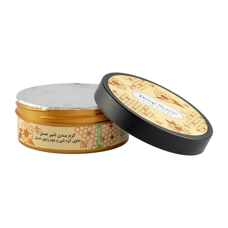 کره بدن دیپ سنس مدل Honey حجم 200 میلیلیتر مغذی و آبرسان قوی با کره شی، روغن نارگیل و آملا، ضد خشکی و نرمکننده پوست با جذب سریع و حفظ رطوبت طولانیمدت مناسب بانوان - تصویر 5