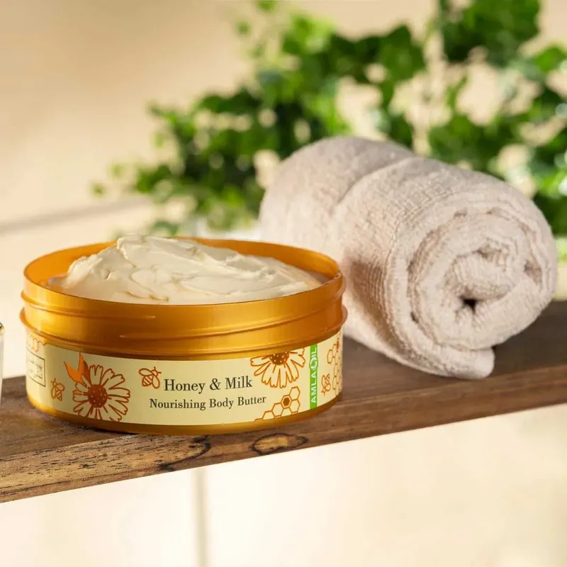 کره بدن دیپ سنس مدل Honey حجم 200 میلیلیتر مغذی و آبرسان قوی با کره شی، روغن نارگیل و آملا، ضد خشکی و نرمکننده پوست با جذب سریع و حفظ رطوبت طولانیمدت مناسب بانوان - تصویر 6